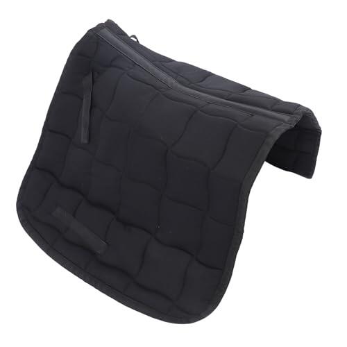 Yanmis Mantilla de Sillín de Primera Calidad para Montar a Caballo, Mantilla Duradera para Uso Diario, Diseño Ergonómico, 38,58x22,44 Pulgadas (Black)