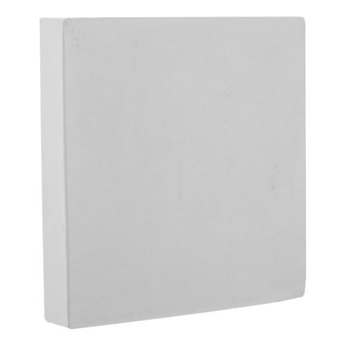 Uonlytech Tabla Redonda de Yeso para Cerámica Superficie Lisa y Alta Resistencia Compresión, Base Equilibrada Adecuado para Hacer Cuencos y Tazas