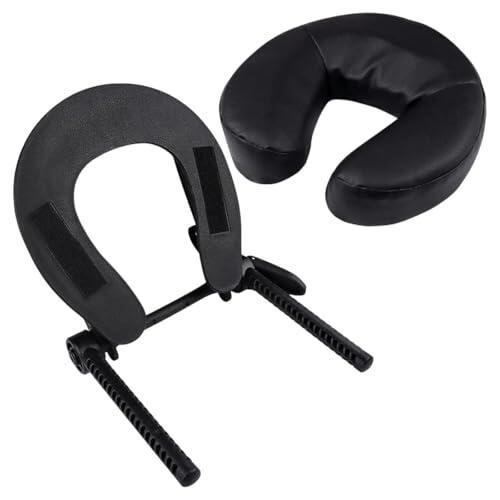 Harilla Kit de masaje para colchón de escritorio y hogar, color negro, portátil, multifuncional, reutilizable, con accesorios Siesta Artifact para cama de