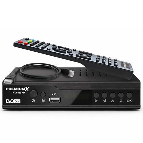 Receptor PremiumX FTA 522 HD: Televisión por satélite en alta definición sin complicaciones