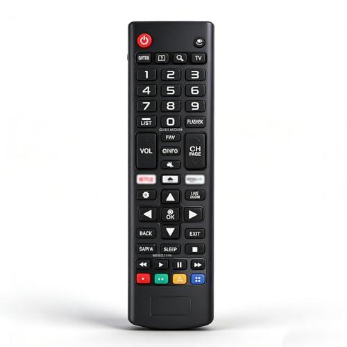 MIMISOLA Mando para LG Smart TV, Mando Universal TV para LG 3D 4K LC LED QLED, Ajuste a Distancia para Netflix, Amazon, No Requiere Configuración