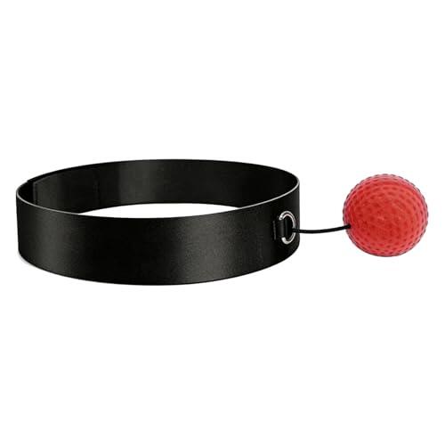 KIMISS Juego de Pelotas para Adultos y niños: Diademas Ajustables para Entrenamiento de Velocidad y Coordinación para Fitness Diversión (Rojo)
