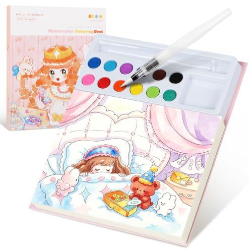Magia y Color: Todo sobre el Libro de Acuarelas Ainiv Temática Princesas