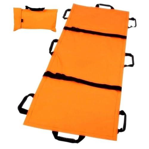 Emergency Stretcher Camilla De Primeros Auxilios Plegable Y Flexible Con 8 Asas, Camilla De Emergencia Portátil De Lona Reforzada, Ideal Para Evacuación De Personas Y Animales(160 * 70cm)