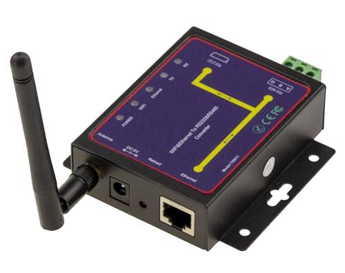 KALEA-INFORMATIQUE Adaptador convertidor RS232 RS485 a Ethernet y WiFi Punto de Acceso Conexión Serie Compatible con TCP, UDP, IP y P2P