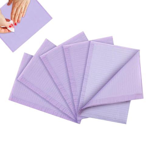 Alfombrillas de uñas - 50 piezas 3 capas de protección 32,5 x 45 cm - Placa de práctica de Uñas Acrílicas - para práctica de manicura, salón en casa, acrílico y gel