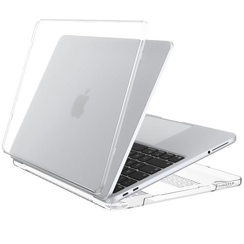eleger Funda Compatible con MacBook Neo A18 Pro A3404 de 13 Pulgadas, versión 2026, Carcasa Protectora rígida para Mac Book Neo de 13 Pulgadas, Cristal Transparente