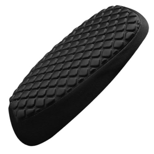 Cojín de asiento de motocicleta – Cojín de alta elasticidad, transpirable, cómodo | Accesorio irrompible, cojín de pasajero, refuerzo antideslizante amortiguador, amortiguador de golpes, comodidad de