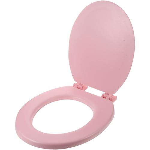 GRADENEVE Tapa Wc Amortiguada de Espuma Rosa Cierre Lento y Forma, Asiento Cómodo para Hogar y Hotel, Accesorios para Baños