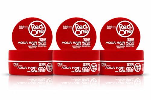 Redone Cera Acuática para el Cabello 150ml | Control de Bordes | Sujeción Ultra Fuerte | Aroma a Fresa | para Hombres y Mujeres | 3 Piezas