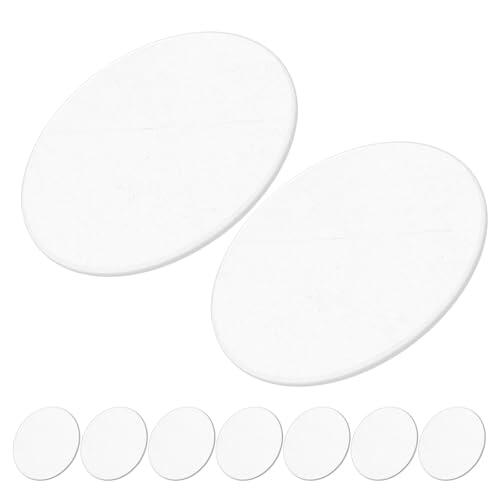 Vaguelly 10 Piezas de Vidrio de Reloj para Laboratorio Superficie Curva y Material de Vidrio Resistente para Experimentos Químicos y Uso Versátil en Laboratorio