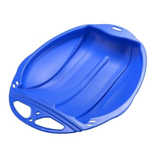 TUXCAXI Tabla Deslizante de Arena y césped, Trineo Deportivo, Trineo de Nieve Duradero, Juego de para niños, Ligero, Divertido, para Actividades al Aire Libre, de Nieve, Azul, 47x41x7.5cm