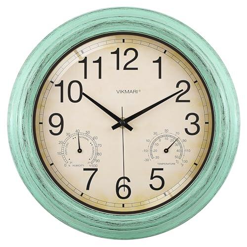 El reloj de pared definitivo para interior y exterior: diseño, silencio y resistencia