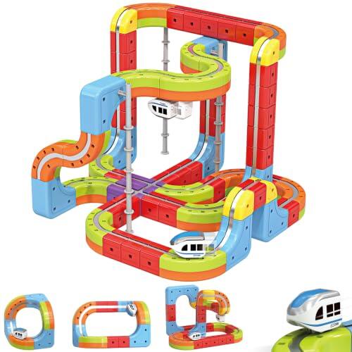 Magia sobre rieles: Análisis completo del tren eléctrico de construcción 3D