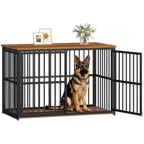 Mueble para Perros Fobyfurny: Diseño Funcional y Estética Rústica
