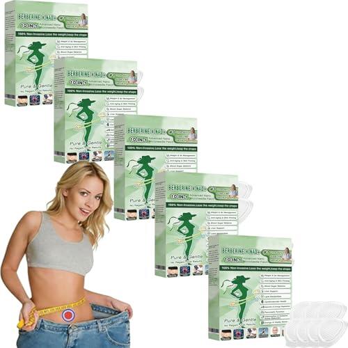Moringa Patch 10 en 1 moringa berberina parches, Parche Avanzado de Nano Microagujas,Naturales, Fáciles de Usar,para hombres y mujeres (5)
