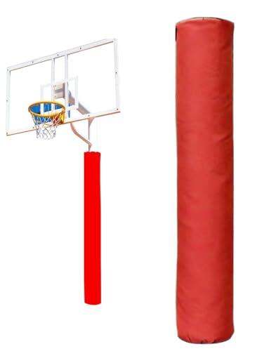 Almohadilla protectora impermeable para aro de baloncesto, gruesa, totalmente cerrada, para todo tipo de clima, uso en interiores y exteriores, ideal para canchas y escuelas, fácil de instalar