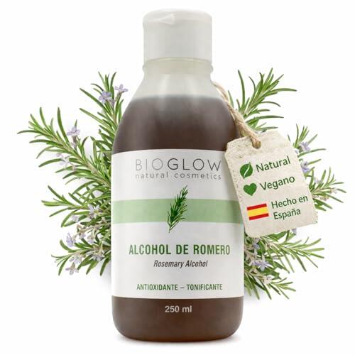 Alcohol de Romero Natural 250 ml – Tónico Corporal para Masaje, Estimula la Circulación, Efecto Refrescante Intenso, Piernas Cansadas, Tonificante Muscular y Revitalizante, Uso Deportivo y Diario