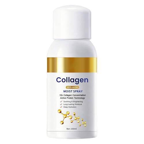 Spray Reafirmante De Colágeno, Con Resultado Visible En 24 Horas, 100 Ml, Hidratante Antienvejecimiento, Spray Hidratante Voluminizador E, Efecto Tensor De La Piel, Para Todo Tipo De