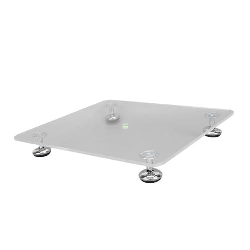 KKPLZZ Plataforma Niveladora de Resina, Tablero Autonivelante Acrílico Ajustable de 29x26 Cm con Textura Antideslizante, para Pintura Artística en Resina, Fabricación de Joyas par