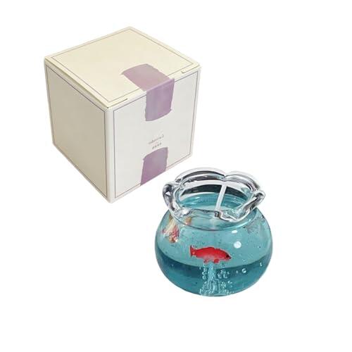 Vela de tanque 2026 Vela de cera de gel hecha a mano para relajación, aromaterapia, meditación, candelabro decorativo, accesorio para el hogar duradero (B, talla única)