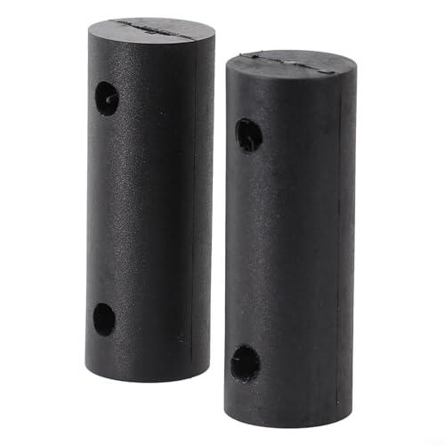 Base de mástil de windsurf con base de goma para tabla de velero, soporte funcional, repuesto negro, fácil de instalar, 5,6 cm x 2 cm, ligero, compatible con equipos de surf y vela