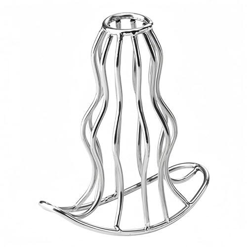 QiKKago Base Curvada De Cadera con DiseñO De Perspectiva, LíNeas De Metal Curvado Liso Pulido Alto (L) + Y12