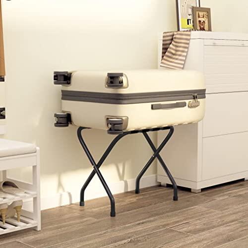 Mokuyary - Soporte para maletas, 56 x 40 x 49 cm, soporte para maleta, estante de almacenamiento para habitación de amigos, habitación, hotel