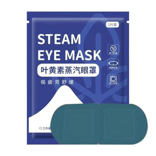 Antifaz para dormir con ojos calentados - Máscara de vapor para ojos secos Transpirable Calor calmante Cuidado de los ojos Relajación Ayuda al sueño Protección solar Viaje Avión Recreación Noche