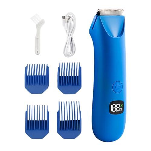 Body Shaver Men - Recortadora Corporal Eléctrica Con Pantalla Digital | Maquinilla De Afeitar Íntima Para Púbico, Espalda, Axilas, Pecho, Cuidado Del Cuerpo, Maquinilla De Afeitar Para H