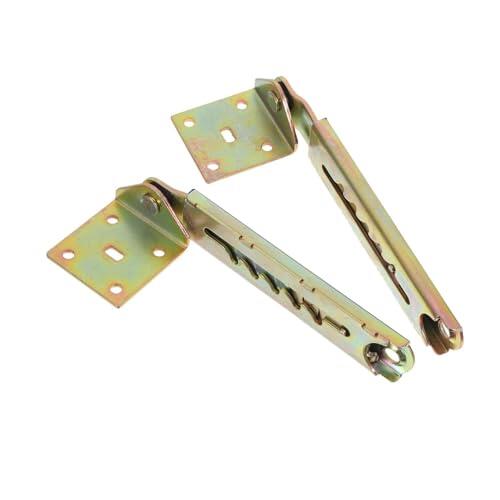 POPETPOP Mecanismo de Cama de Belleza Barra Telescópica de Acero Dorado y Bisagra Angular Ajustable para SPA y Muebles, sin Esfuerzo y Durabilidad
