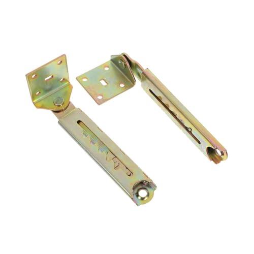Alipis 2 Bisagras de Acero Dorado para Cama de Masaje Mecanismo Ajustable y Rápida, Adecuado para Sillones Reclinables y Sofás en SPA o Espacio de Trabajo