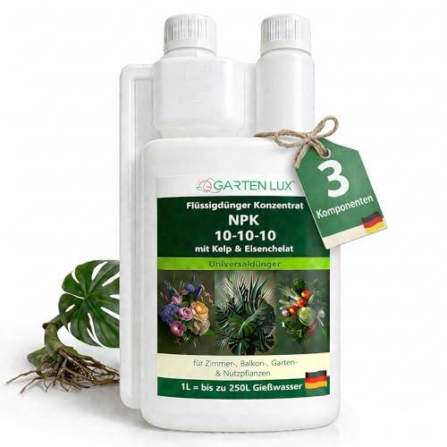 Guía Completa del Fertilizante Líquido Garten Lux NPK 10-10-10 de 1000 ml