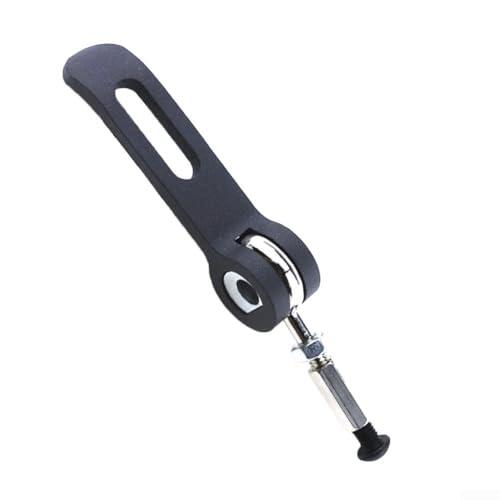 Honseadek Llave plegable para scooter eléctrico M365, palanca de liberación de bloqueo de vástago, herramienta de reparación de scooter plegable, accesorio de mantenimiento portátil, parte negra