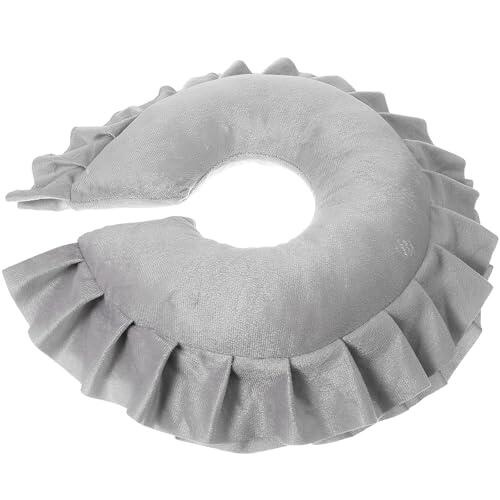 Artibetter Almohada de Masaje Facial U para Cama de Masaje Material de Algodón y Poliéster, Cojín Cómodo y Desmontable Adecuado para Salón de Belleza y Relajación