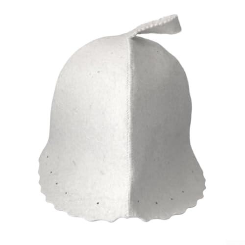 Gorra de sauna para hombre siguiendo el lenguaje visual piloto y fabricada con 100% fieltro para soporte térmico y físico (B)