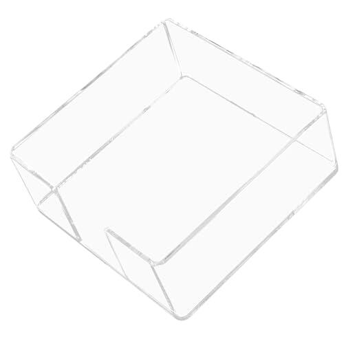 MALUGOGO Dispensador Resistente de Servilletas de Acrílico Transparente Diseño Moderno y Sencillo para Mesa y Adecuado para en Fiestas y Banquetes