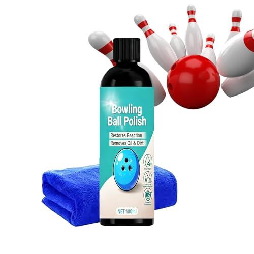 Generisch - Kit de limpieza, 100 ml de limpieza profunda suave con efecto de cuidado y paño – Bola de bolos – Juego de accesorios para Liga, partido, torneo, gimnasio, campo deportivo