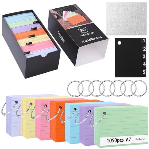 Optimiza tu estudio y organización con la caja para tarjetas de aprendizaje Thboxes A7