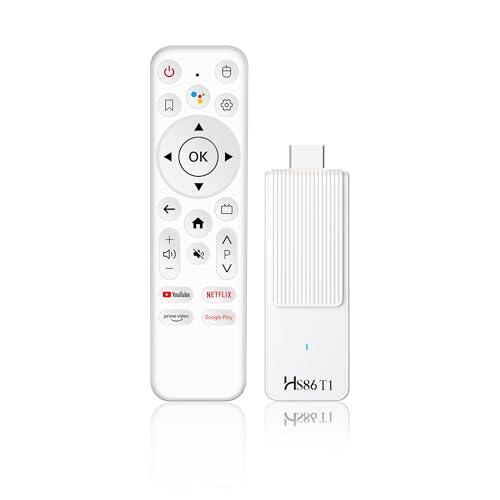 Android 14 TV Stick, RK3518 Quad-Core, 2GB RAM 16GB ROM, WiFi 6, BT 5.4, 4K