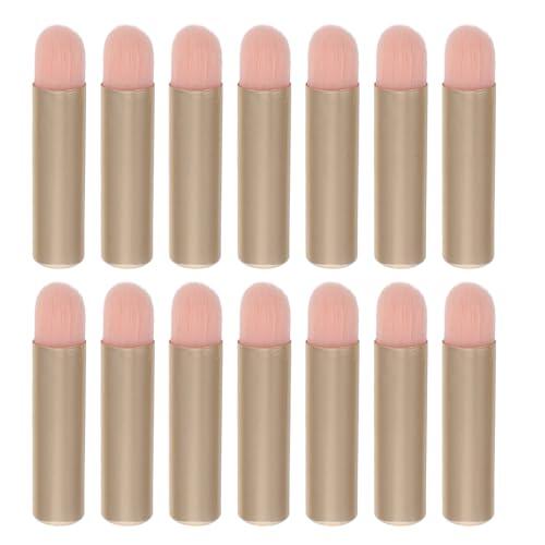 Veemoon Juego de 12 Pinceles de Maquillaje de Viaje Compactos y Multifuncionales Fibras Artificiales para Ojos, Labios y Corrector, Adecuado para Uso Diario y Piel Sensible
