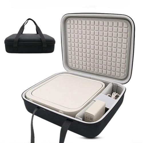 Bolsa de proyector EVA resistente a los golpes para XGIMI Z9X 4K con forro polar protector y compartimento interno personalizable
