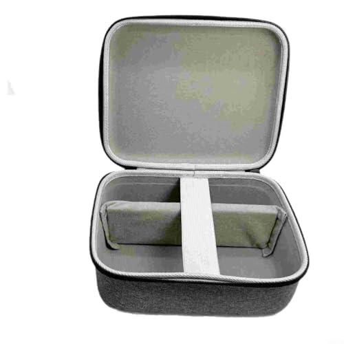 Entgoinggo Estuche rígido de viaje para proyector XGIMI MOGO 4 Caja de almacenamiento EVA a prueba de golpes con diseño de bolsa de transporte portátil Organizador protector para accesorios y