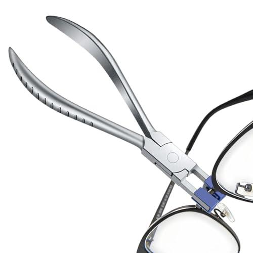 Nose Pad Pliers - Glass Running Pliers | Ergonomic Stainless Steel Spectacle Adjuster Tools | Nose Pad Arm Adjusting Plierss | Ergonomic Handle For Optical Shop Optometrist Office