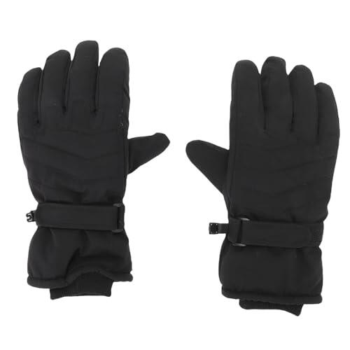 Marhynchus de Nieve con Pantalla Táctil, de esquí Impermeables y Resistentes Al Viento para Invierno, para Hombres y Mujeres, con Forro, Capacidad para Panta (Black)