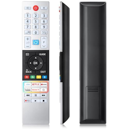 para Mando-Toshiba-TV, Universal Mando a Distancia para Original Toshiba Smart TV, con 6 Atajos