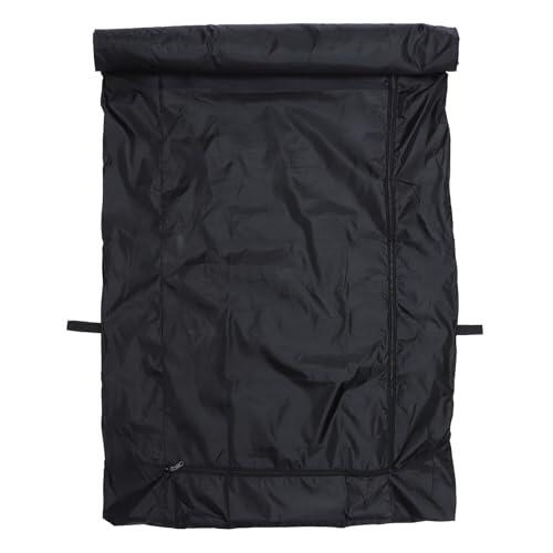 HEATSHAKING Bolsa para Cadáveres de Tela Oxford Negra Alta Barrera y Diseño Anti-fugas para Almacenamiento Seguro en Suministros Funerarios