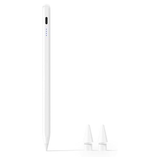 Lápiz Táctil para iPad 2018-2026 con Inclinación, Atracción Magnética y Precisión de Píxeles, Rechazo de Palma, Pencil Compatible iPad 11/10/9/8/7/6/A16 Mini 7/6/5/4 Air M4/M3/M2 Pro M5/M4 13/12.9/11″