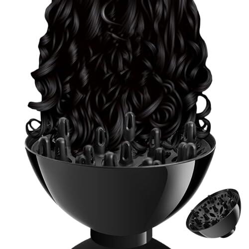 Peine Secador De Pelo - Difusor Profesional Ligero Universal, Difusor De Cabello | Secador De Pelo | para Salón De Belleza para El Hogar, Peinado, Soplado, Rizado, Liso, Grueso, para Viajes
