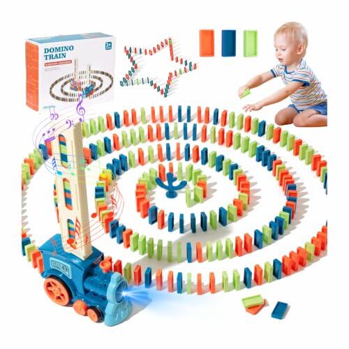 La magia del tren de dominó automático: diversión y aprendizaje en un solo juego
